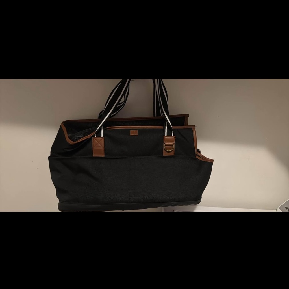 Black and Brown Tote Bag